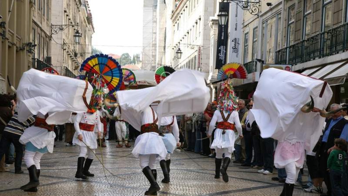 Los toros y guirrios de Velilla, en Lisboa en el 2008.