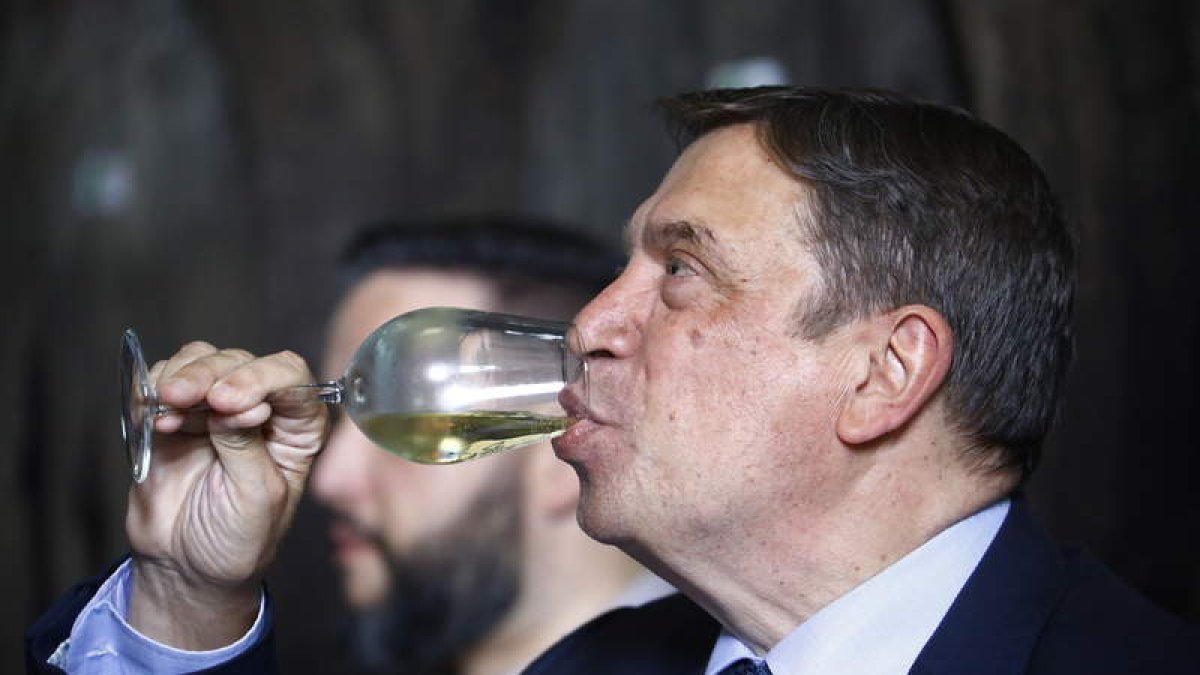 El ministro de Agricultura, Luis Planas, en una foto de archivo, en un acto de hace dos semanas en Andalucía. efe