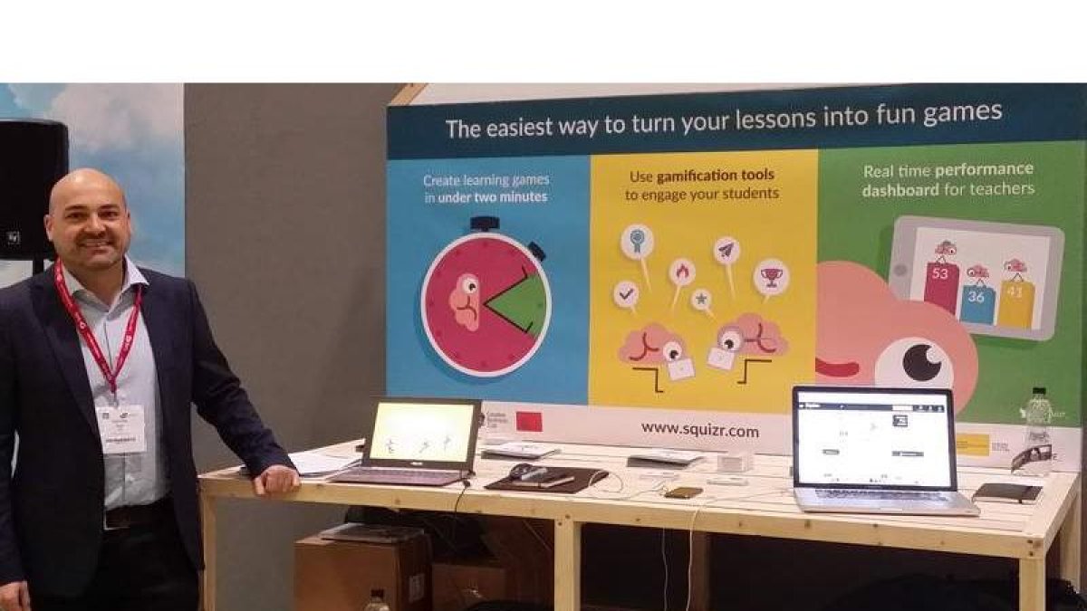 Raúl Orejas, en la presentación de la versión inglesa de su proyecto educativo.