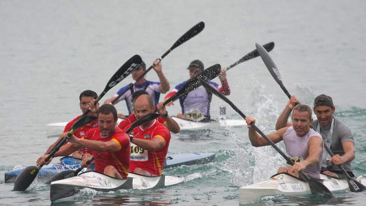 Guillermo Fidalgo respondió en la competición disputada en aguas asturianas