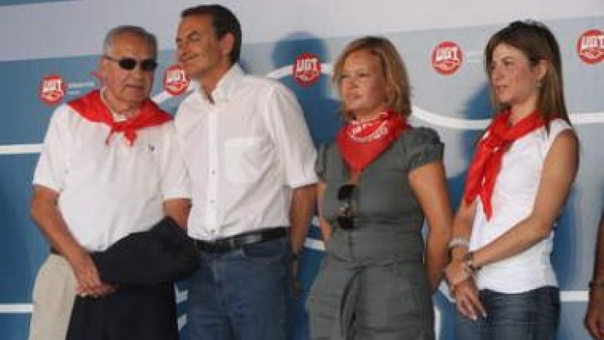 Guerra, Zapatero, Pajín y Aído en la última edición de Rodiezmo.