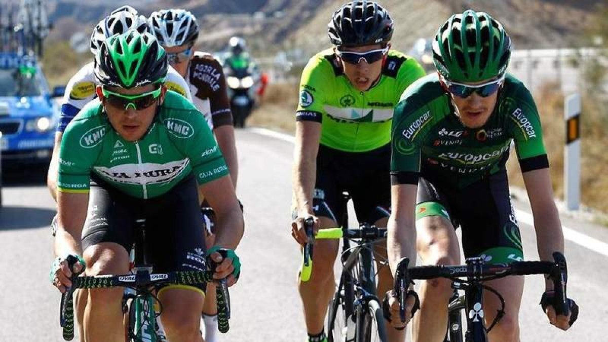 Miguel Ángel completó una jornada de desgaste para su jefe de filas, Amets Txurruka.