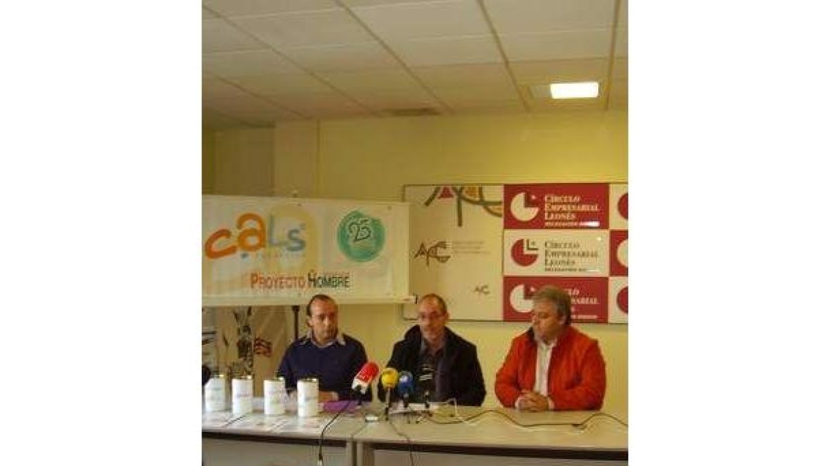 Jorge Vargas, Jorge Peña y Abel Ángel Macías, ayer.