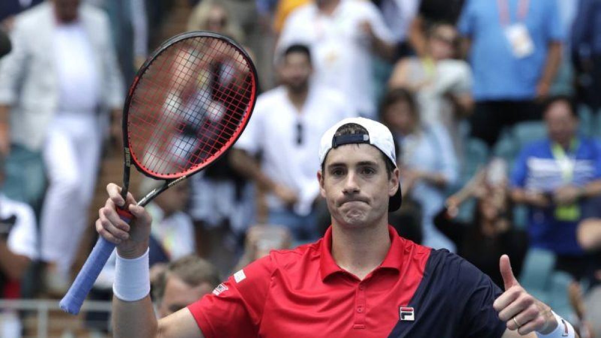 John Isner jugará la final de Abierto de Miami ante Roger Federer.