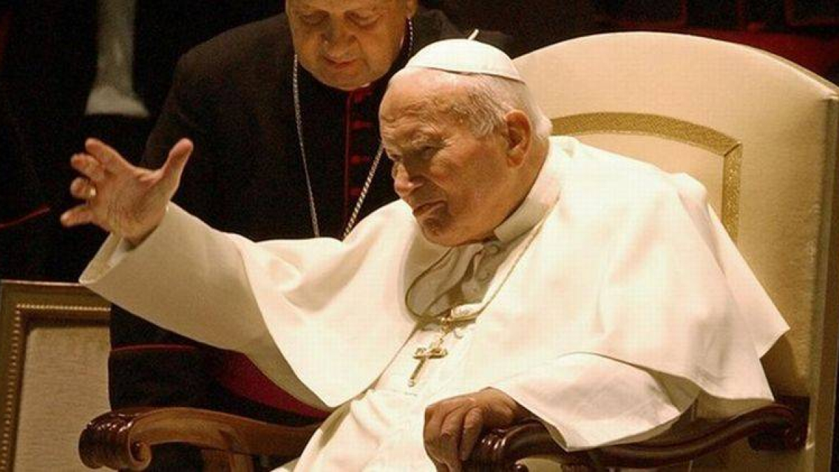 El papa Juan Pablo II, en el 2003.