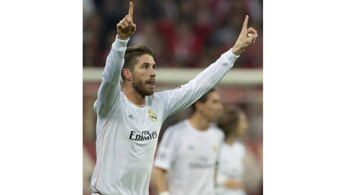 Sergio Ramos encarriló el partido de semifinal ante el Bayern en Múnich.