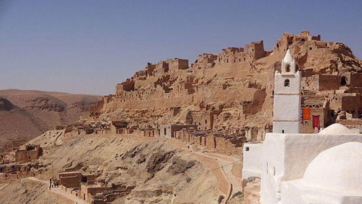 Panorámica de un pueblo bereber.