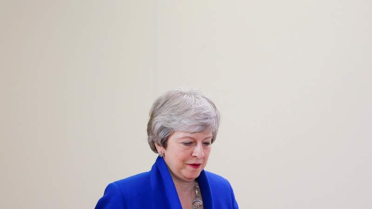 La primera ministra británica, Theresa May. JULIEN WARNAND