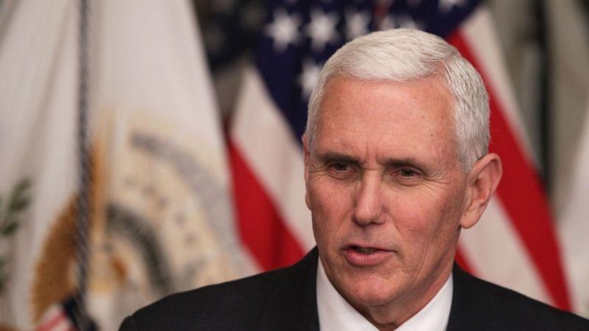 El vicepresidente Mike Pence.