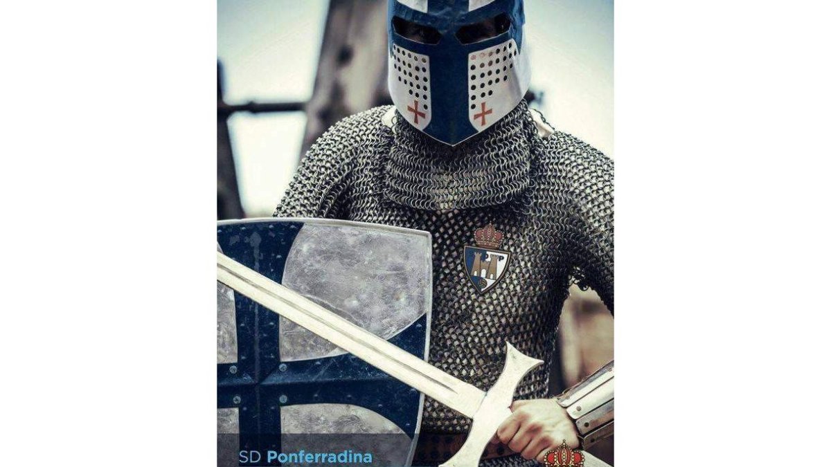 Cartel de la campaña de socios de la SD Ponferradina. DL