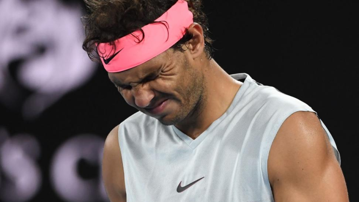 Nadal, en el Abierto de Australia 2018.