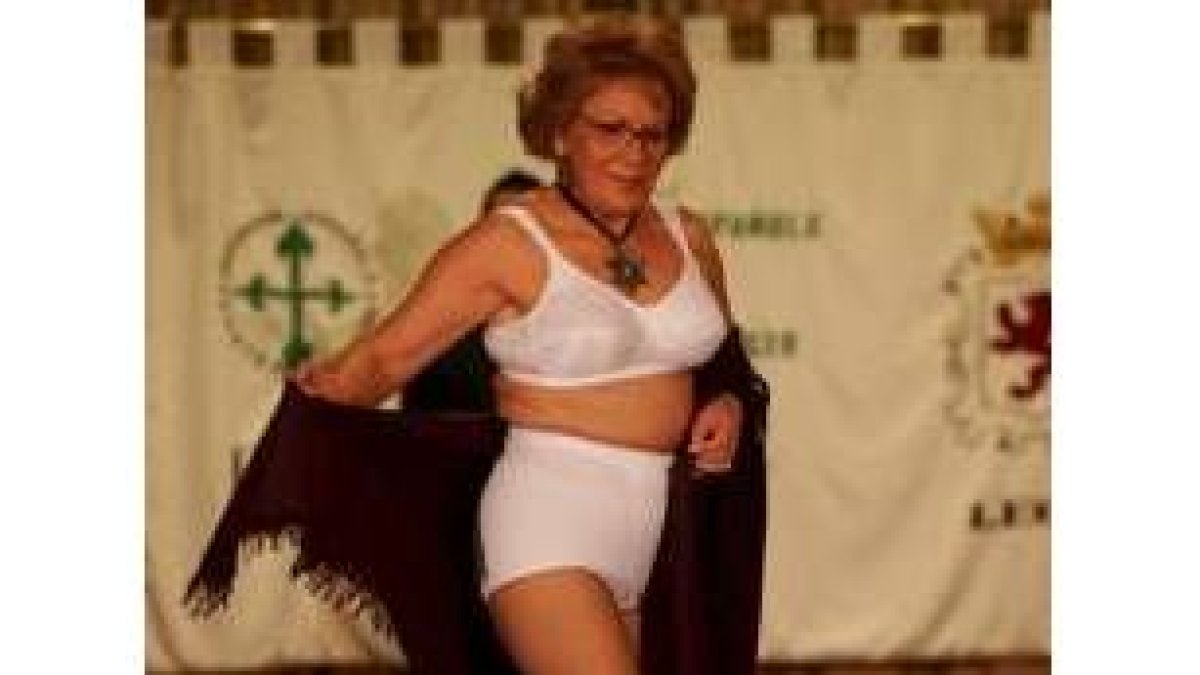 Un momento de uno de los desfiles de moda íntima