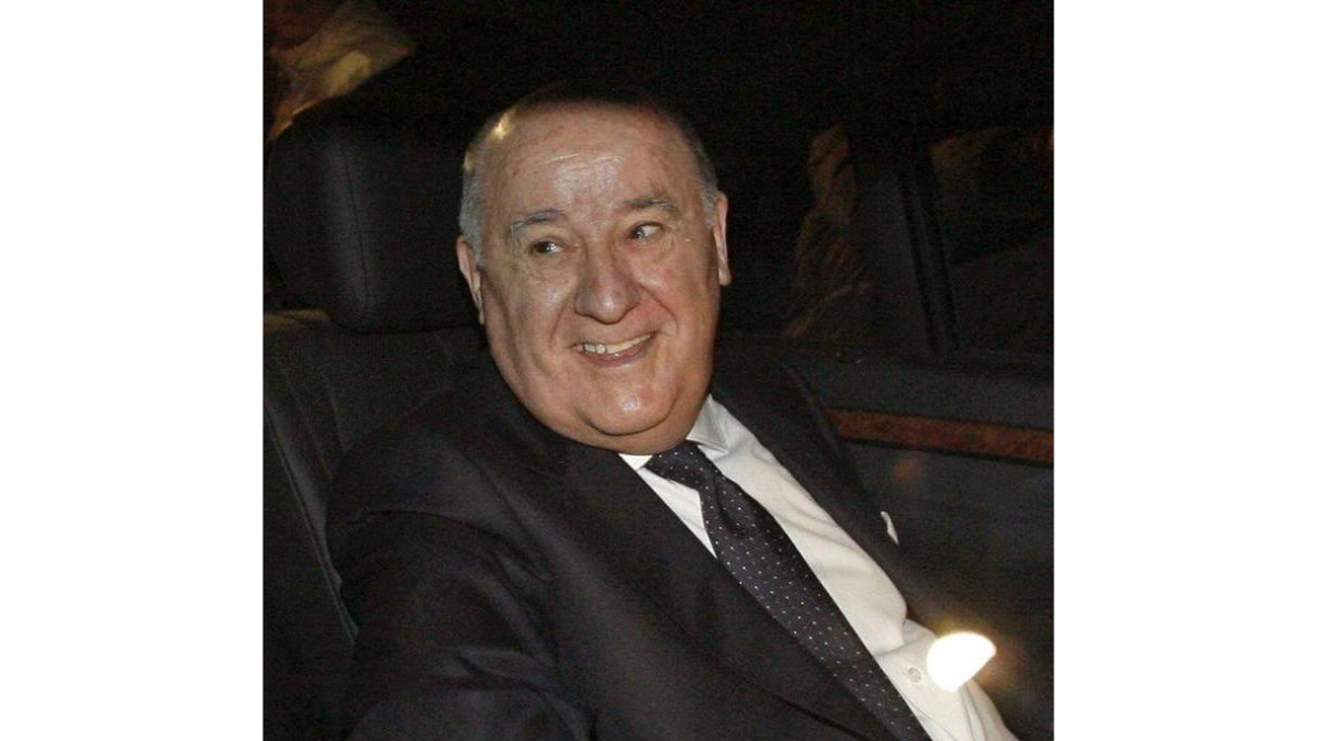 El magnate Amancio Ortega el día de la boda de su hija Marta en marzo de 2012.