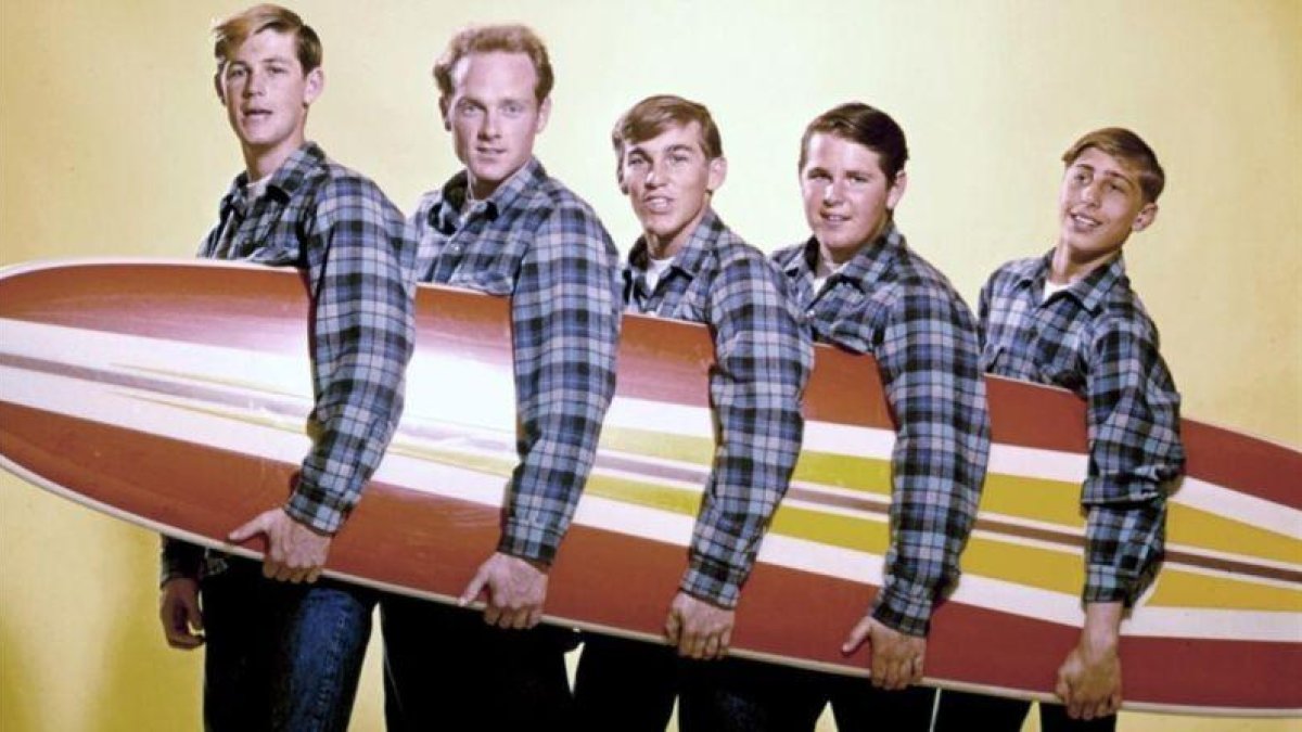 Los Beach Boys, en 1962. David Marks es el primero por la derecha.