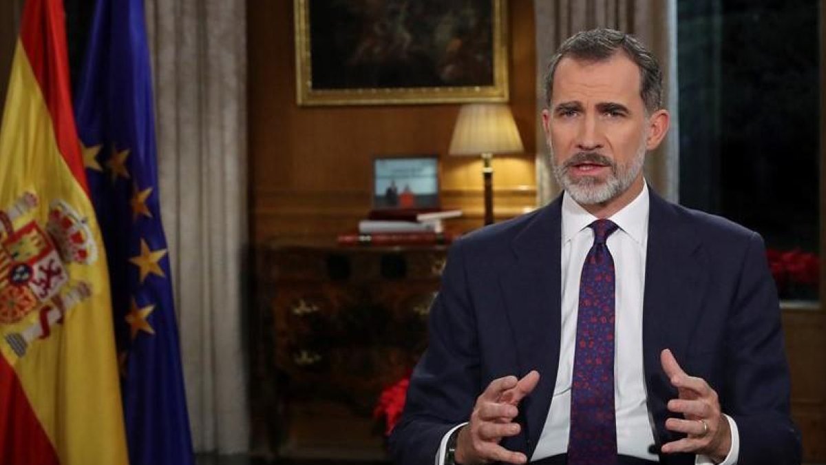 Felipe VI, este lunes.