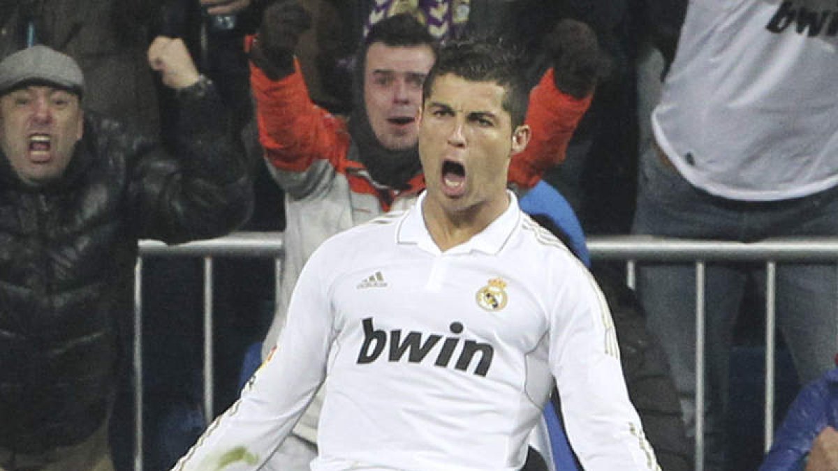 Cristiano Ronaldo celebra uno de los 37 goles que ha logrado esta temporada.