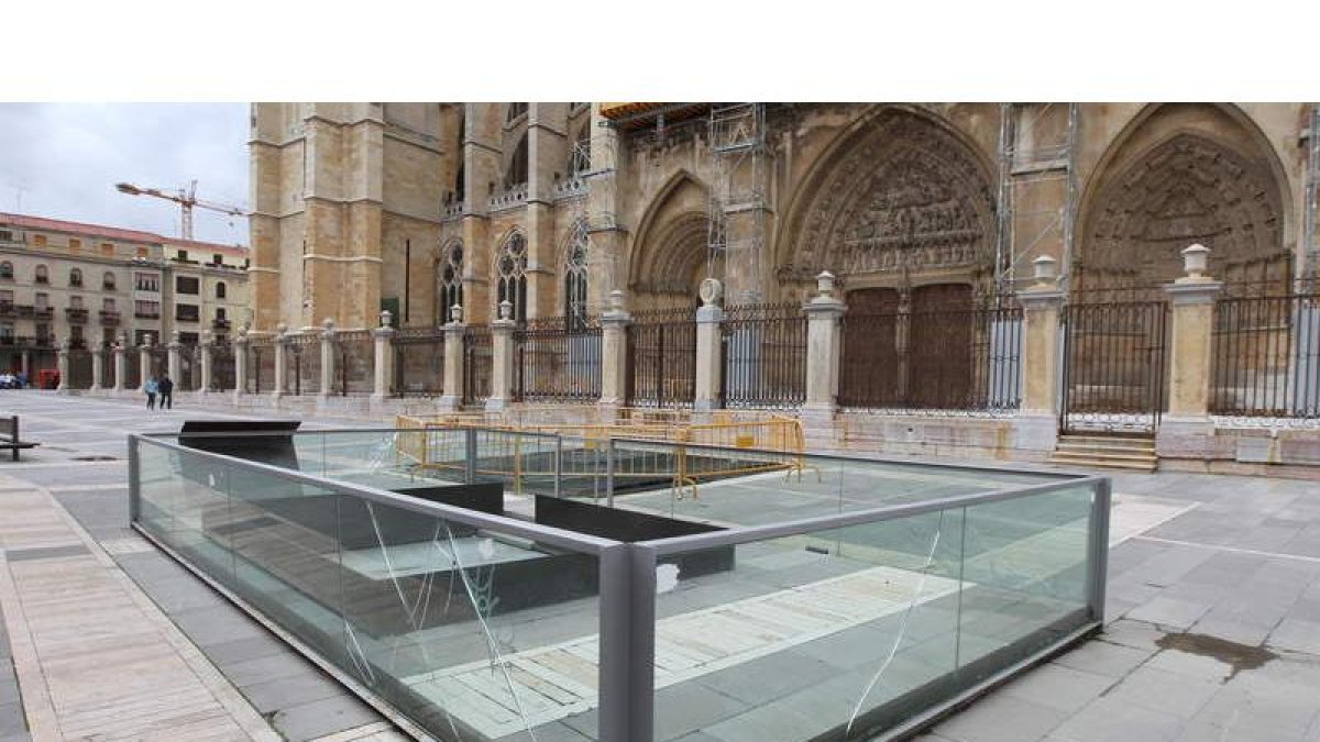Imagen de la cripta de Puerta Obispo, que el Ayuntamiento quiere rehabilitar para abrirla al público.