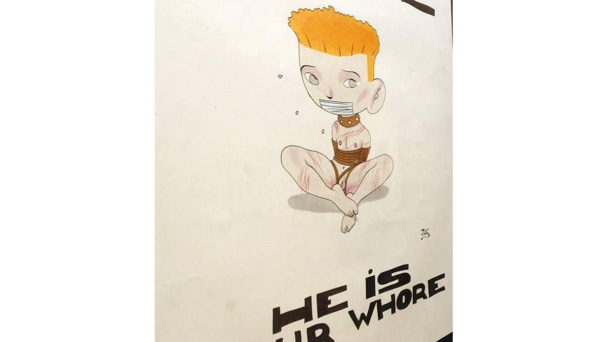 Ilustración con un menor
