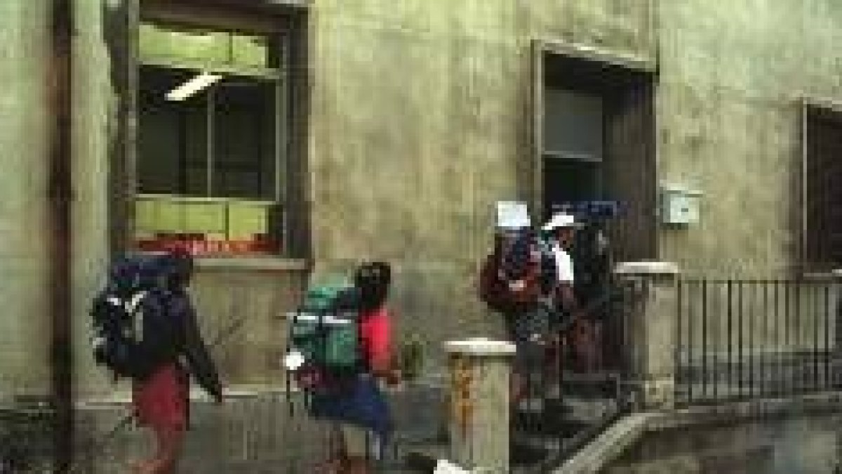 Imagen de archivo del albergue de peregrinos de la capital leonesa