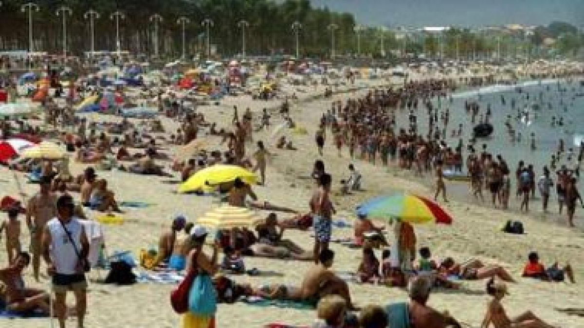 La playa, como la de Sanxenxo, es lo más socorrido para las vacaciones de los políticos.