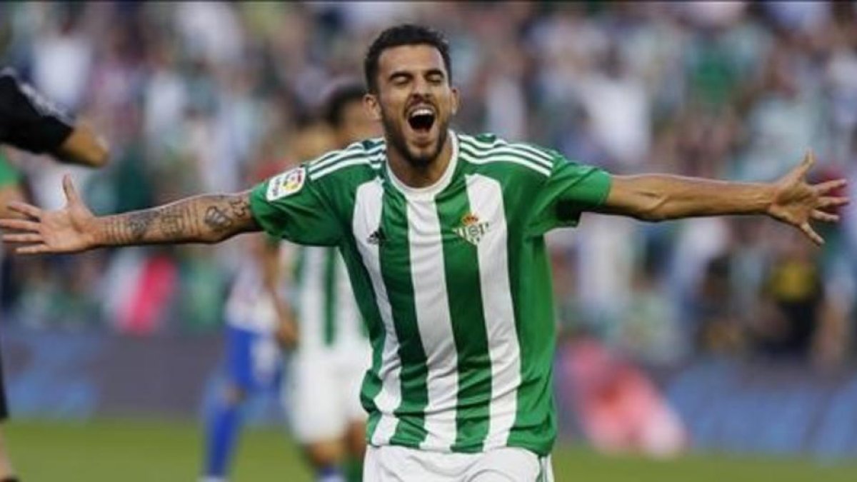Dani Ceballos celebra un gol ante el Atlético