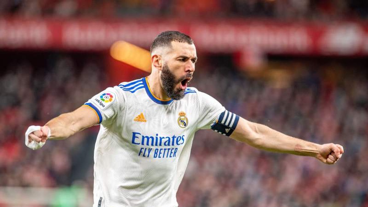 Karim Benzema vive su mejor momento como delantero del Real Madrid. JAVIER ZORRILLA