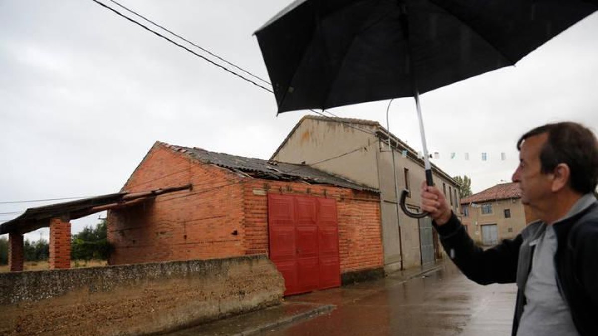 Las tormentas fuertes podrían volver a descargar hoy en León.