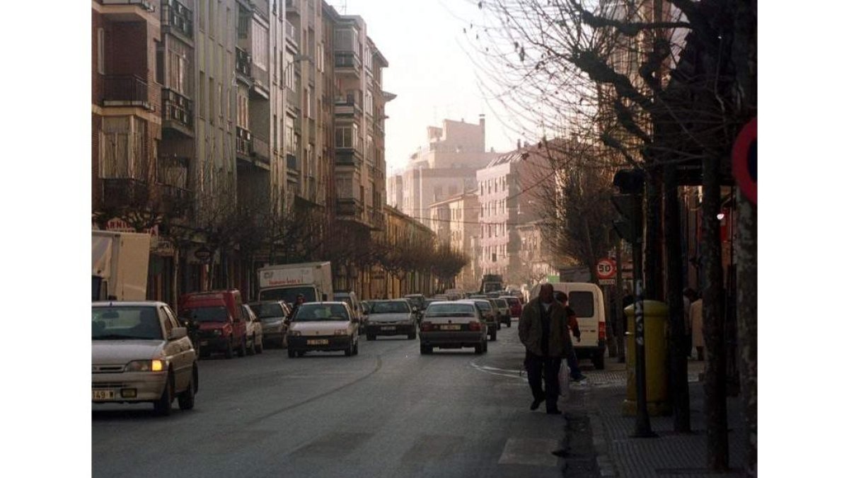 Foto de archivo de la avenida Mariano Andrés de la capital leonesa.
