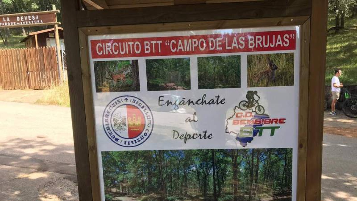 El Campo de Las Brujas de BTT ya se puede transitar. JAVIER PÉREZ
