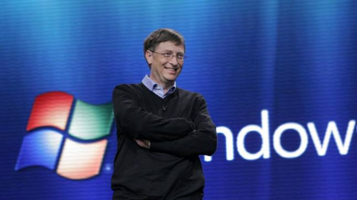 Conferencia de Bill Gates, el director de Microsoft, en el 2007, en Nueva York.