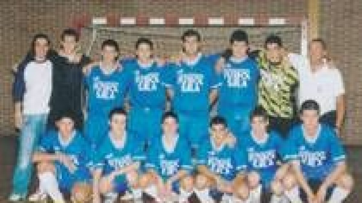Formación del Ponferrada XXI que milita en la Liga Nacional Juvenil