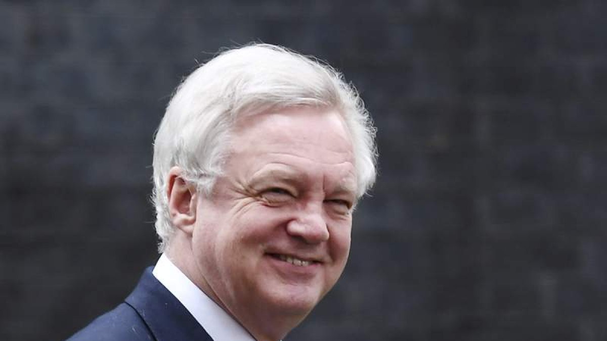 El ministro británico para la salida de la UE, David Davis. ANDY RAIN