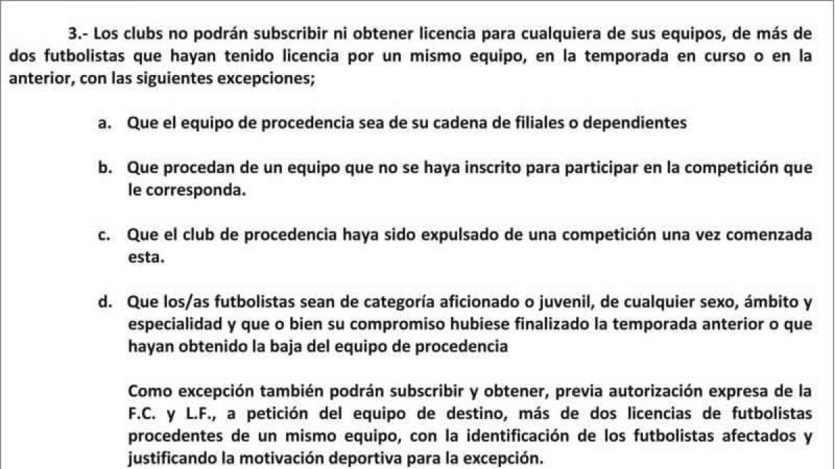 Modificación reglamentaria del apartado 3 del artículo 95 del Reglamento General. DL