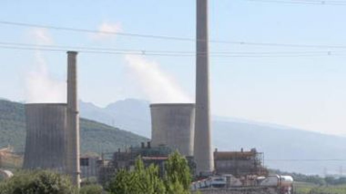 La central térmica de Endesa en Cubillos del Sil.