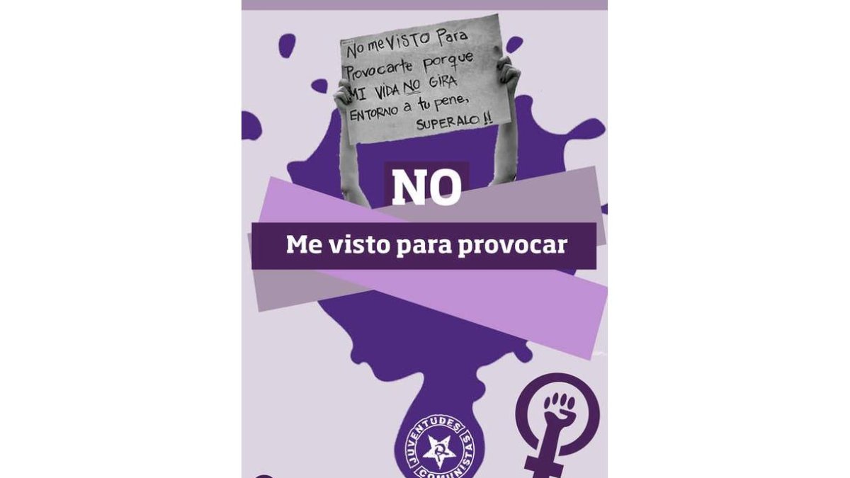 Cartel difundido por UJCE. DL