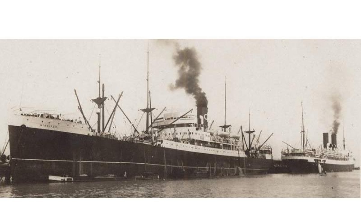 Imagen del carguero Winnipeg, fletado por Pablo Neruda, que traslado de Francia a Chile a más de 2.000 republicanos españoles. ARCHIVO