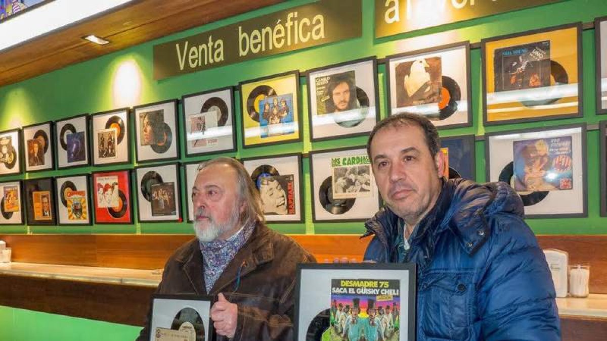 Juan Carlos Uriarte y Pablo Stilo, en la presentación de esta musical exposición.