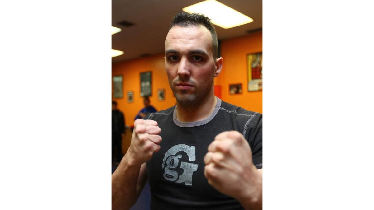Jonatan durante un entrenamiento en el Master.