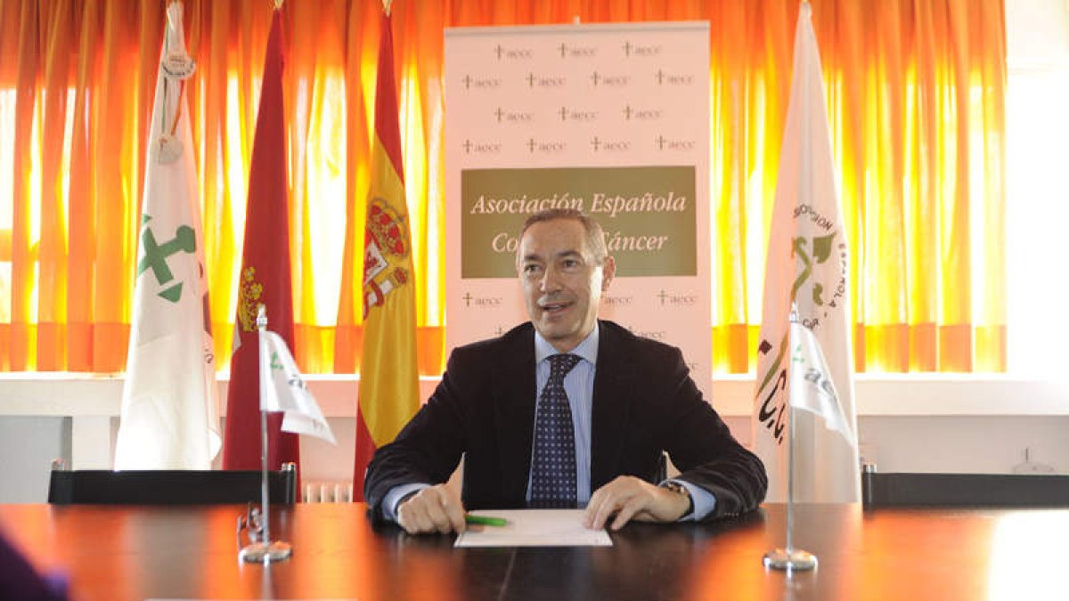 Serafín de Abajo Olea, presidente de la Asociación Contra el Cáncer.