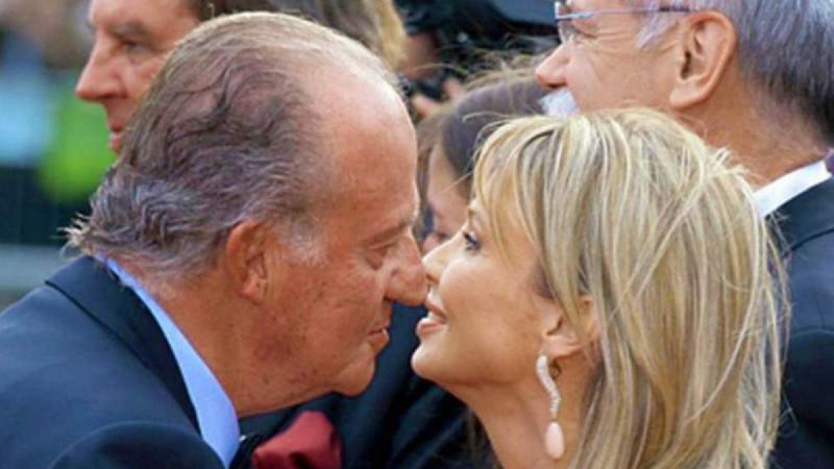 El rey Juan Carlos y Corinna Larsen en una imagen de archivo. EFE