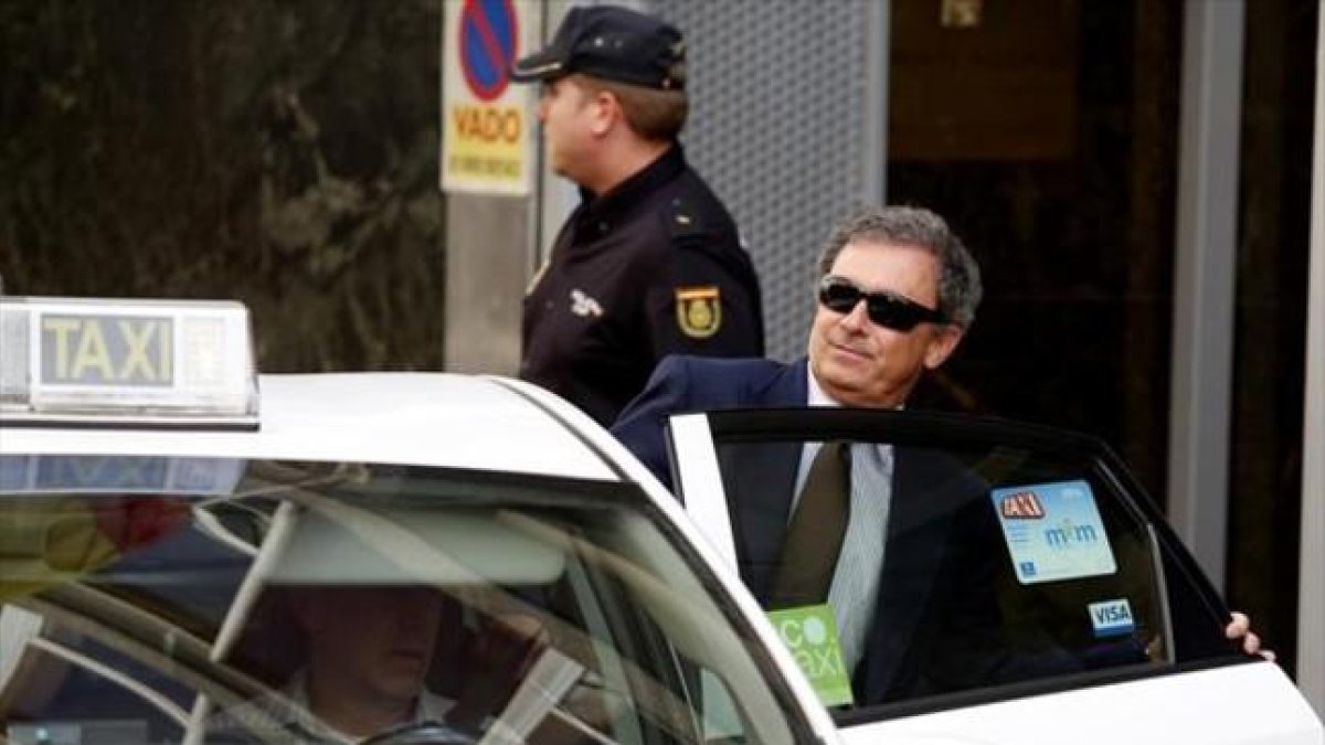 Jordi Pujol Ferrusola, a la salida de la Audiencia Nacional, el pasado 15 de septiembre.