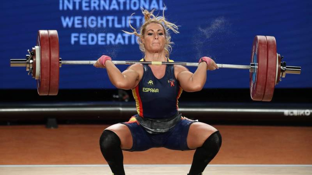Lidia Valentín aspira a ser la mejor haltera del mundo del año 2017. NELSON