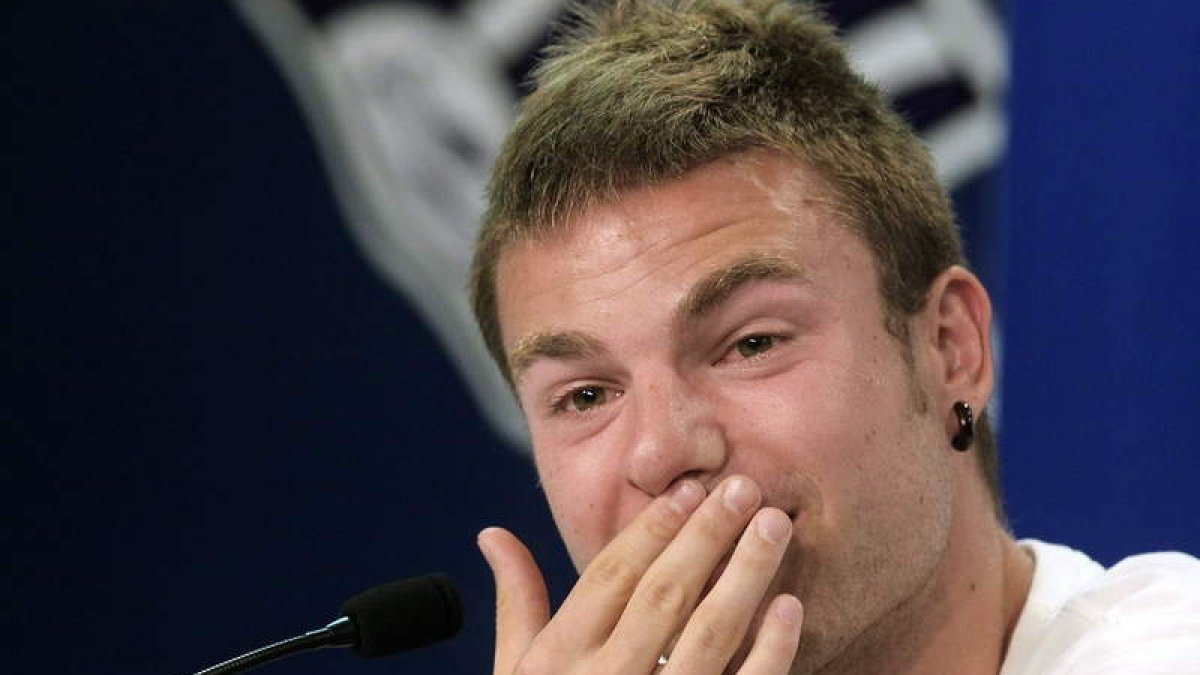 Asier Illarramendi no pudo contener las lágrimas durante su despedida.