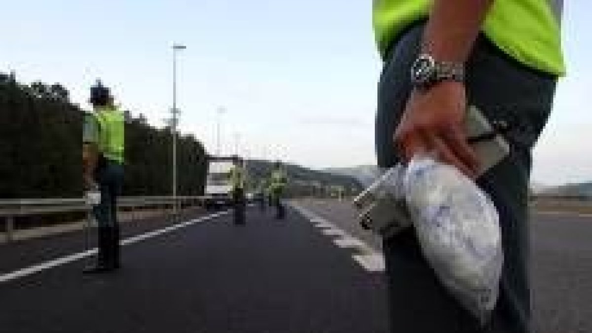 Esta será una imagen más que repetida en las carreteras de León durante este fin de semana