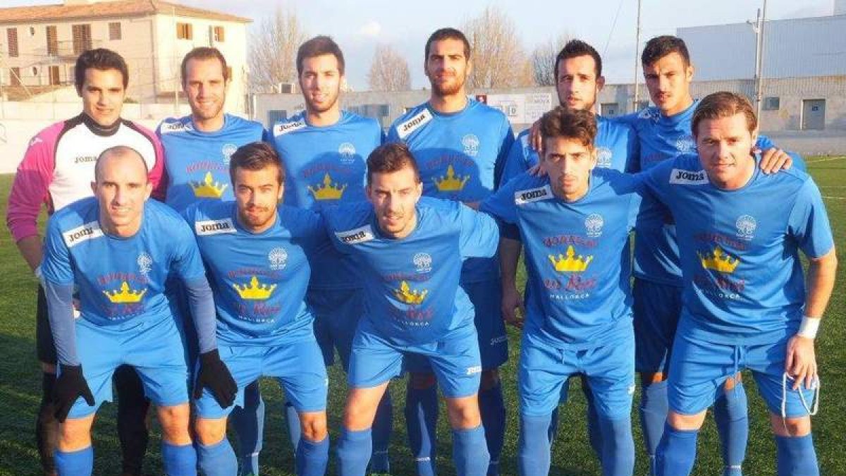 Formación del Binissalem, rival del Atlético Astorga.