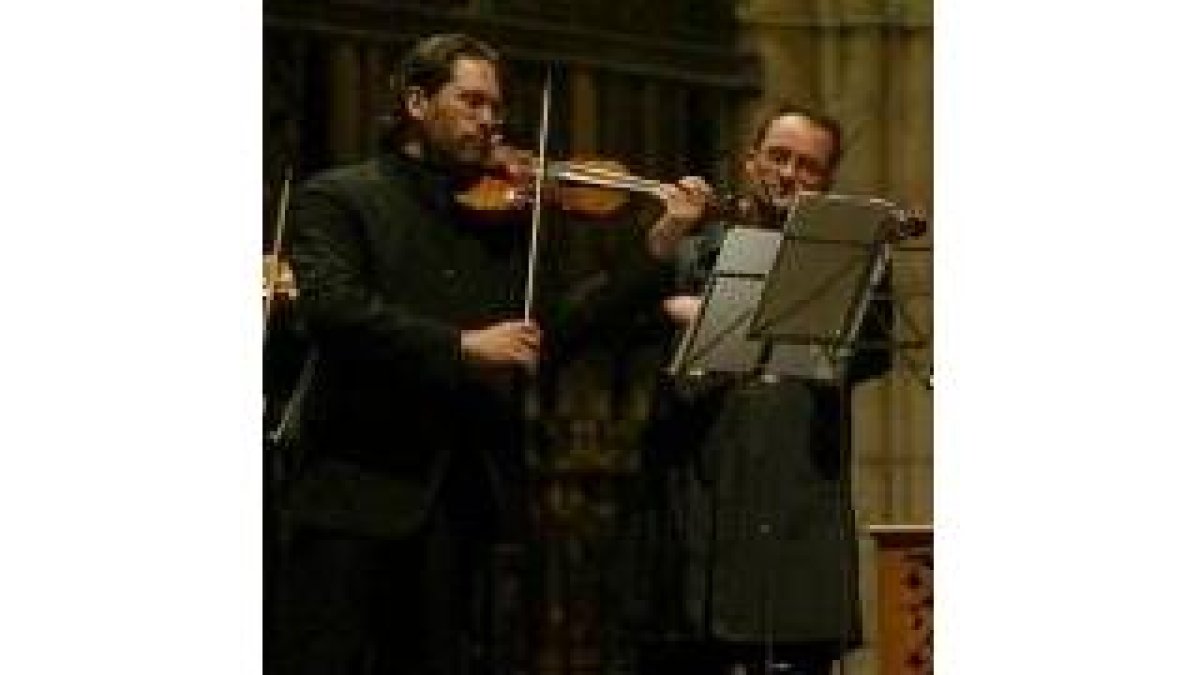 Un instante en el concierto que albergó el sábado la Catedral
