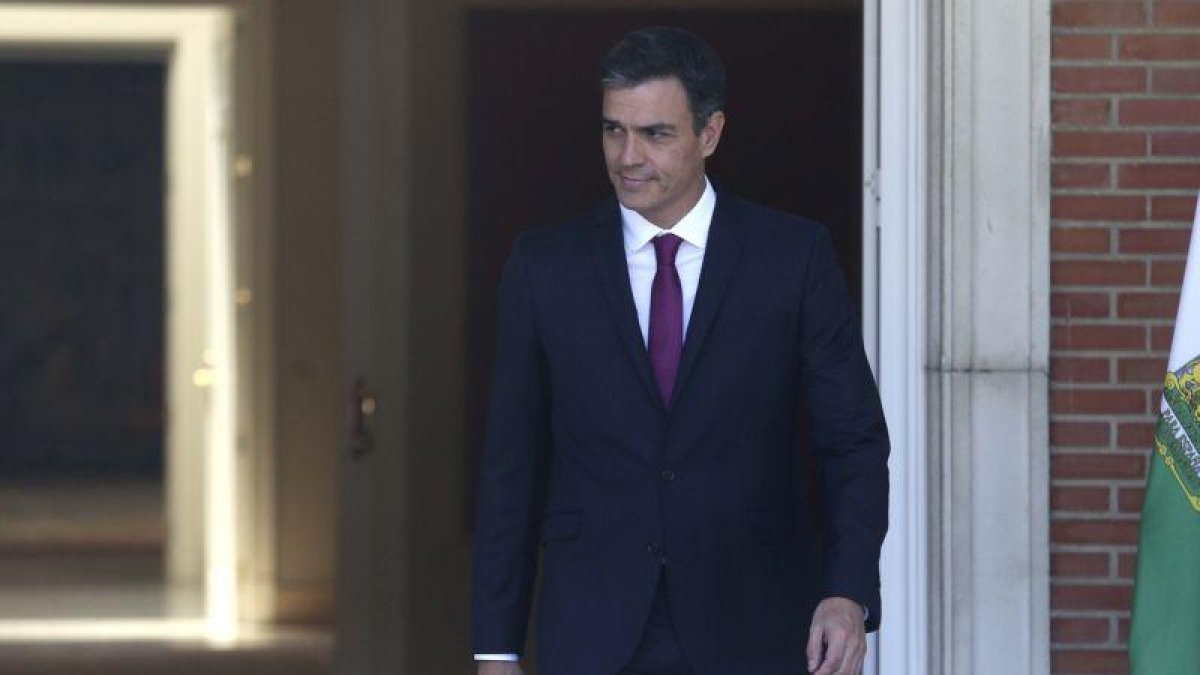 Pedro Sánchez en La Moncloa.