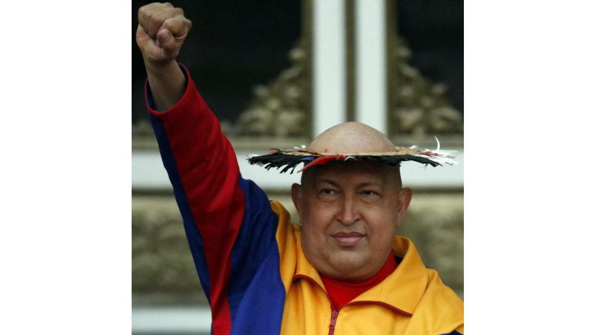 Chávez, en un acto con la Comunidad Indígena venezolana, en una imagen de archivo.