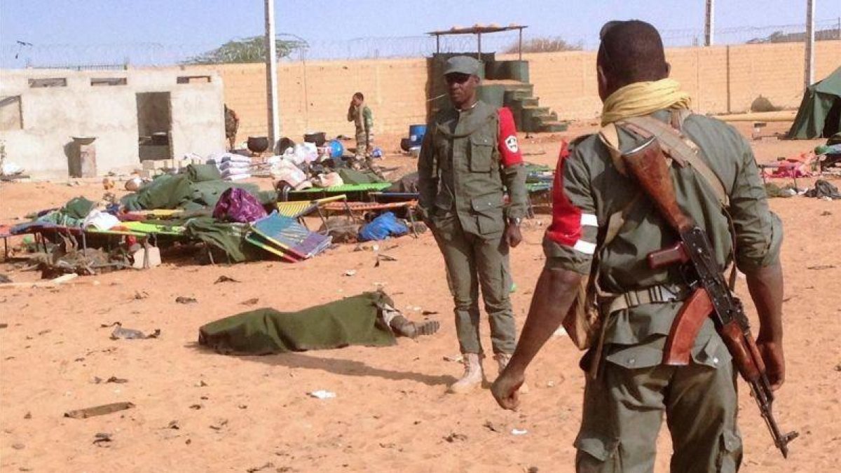 Restos de un atentado suicida en el norte de Mali el pasado mes de enero.
