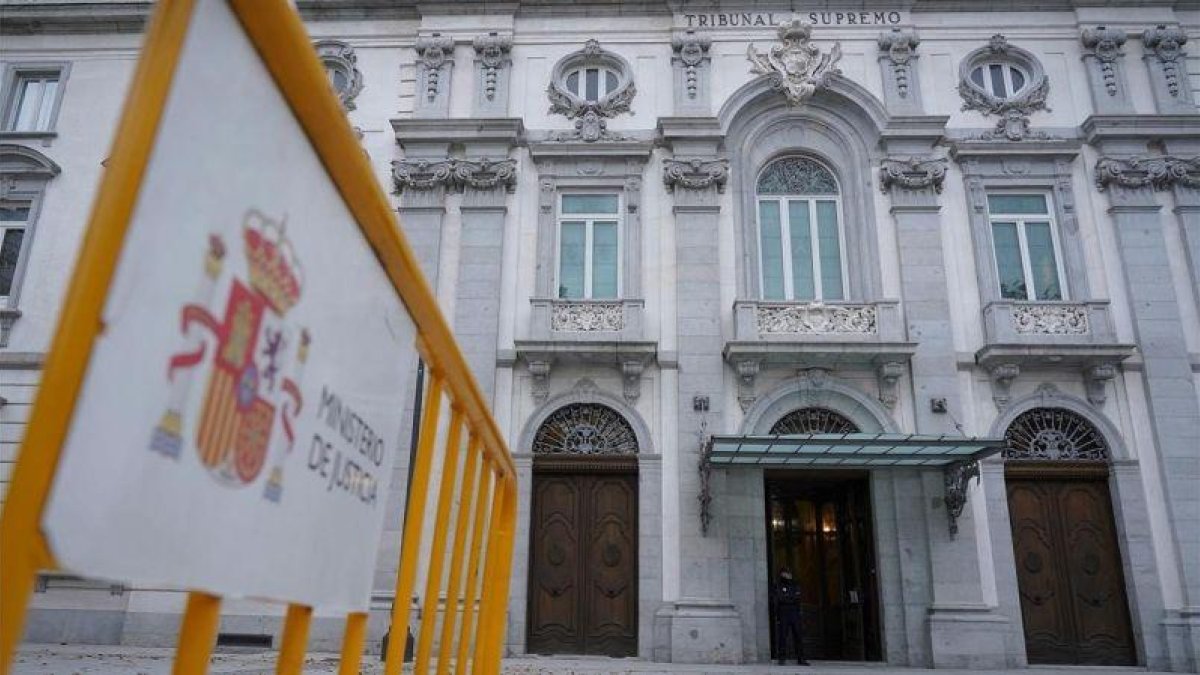Edifico del Tribunal Supremo en Madrid.